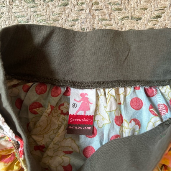 Matilda Jane Polka Dot Skirt Girls size 6 - Picture 3 of 5